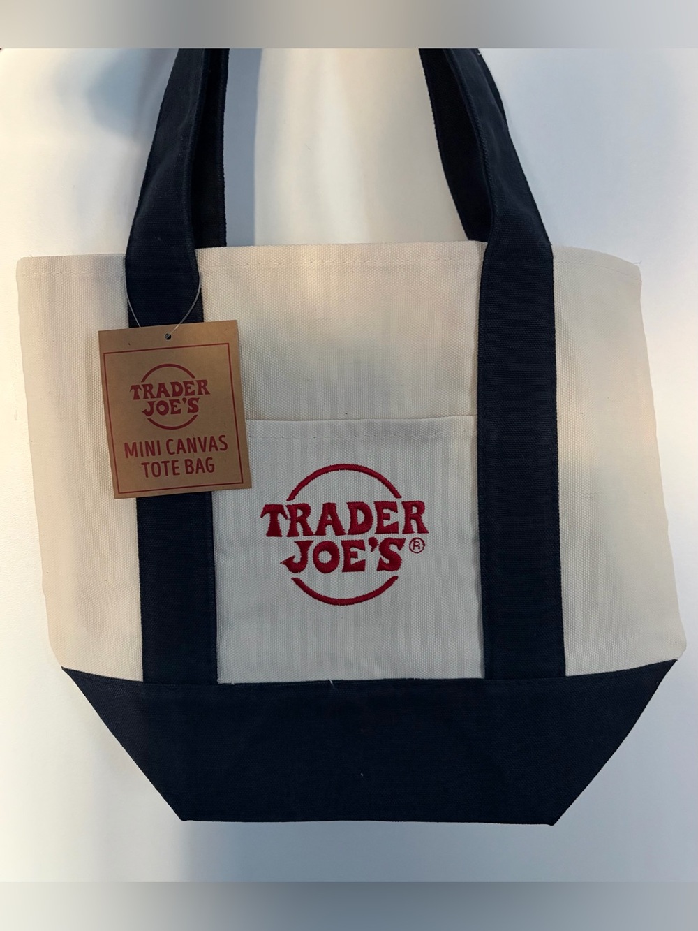 Trader Joe’s mini canvas tote